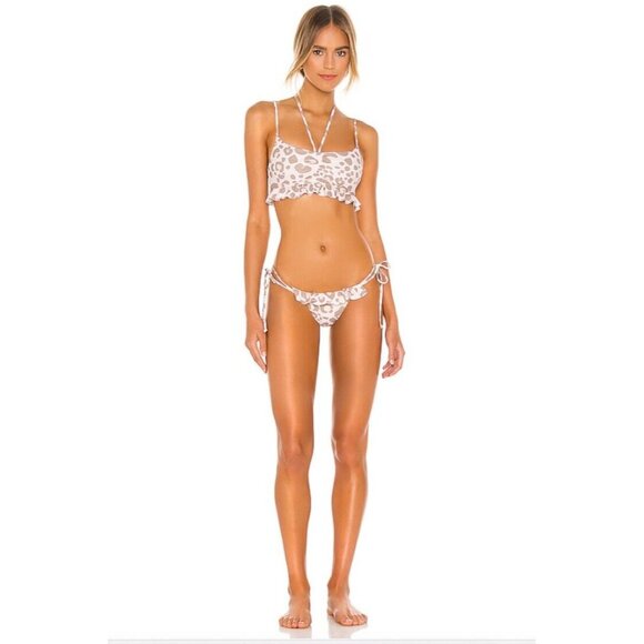 MAJORELLE Adley Bottom Leopard Animal Print Revolve Swim - Picture 5 of 5